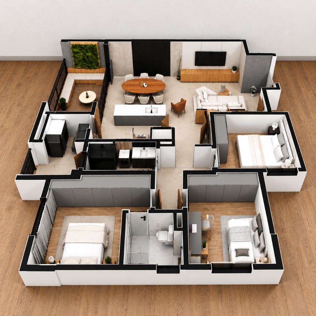 AR Experiences 3D Floorplan